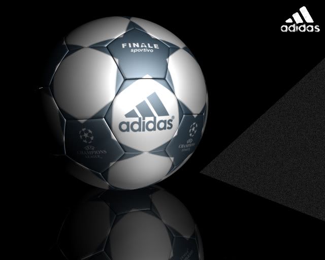 3D   Adidas UEFA Finale Sportivo Soccer Ball