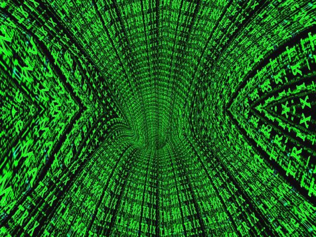 3d screen saver of alien magical matrix represents liquid time of mind revolution